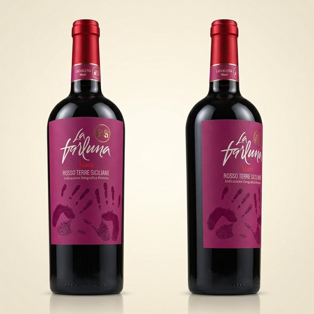 LA FARLUNA MANI ROSSO TERRE SICILIANE 750ML 12.5%Vol