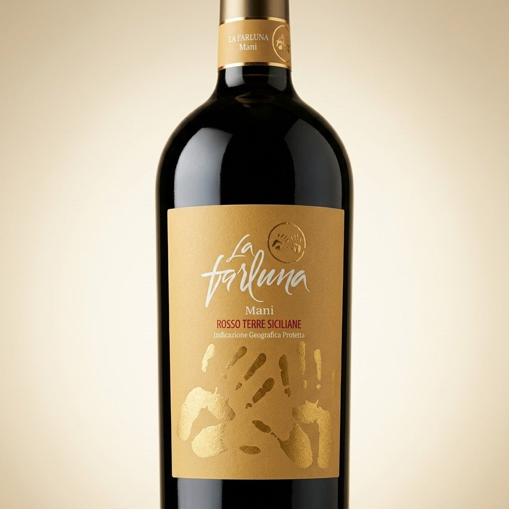 LA FARLUNA MANI ROSSO TERRE SICILIANE  750ML 14%Vol