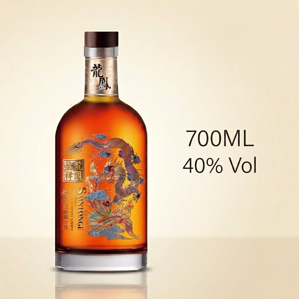 [Carton Sales]  SAINTONGE LONGFENG BLENDED CHINESE WHISKY 700ML 40%vVol  12 Bottles