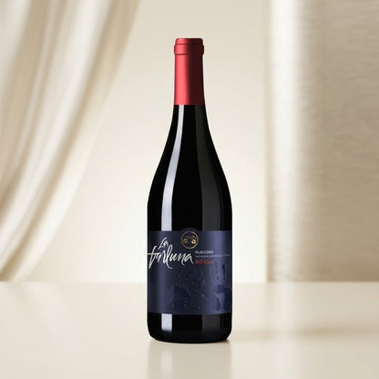 [Carton Sales]LA FARLUNA MANI RUBICONE ROSSO 750ML 14%Vol 6 Bottles