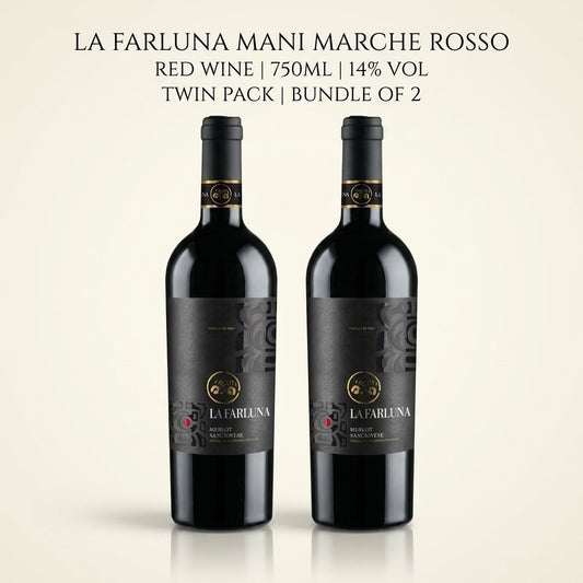 [TWIN PACK] LA FARLUNA MANI MARCHE ROSSO RED WINE  750ML 14%Vol    | Bundle of 2 Promotion |