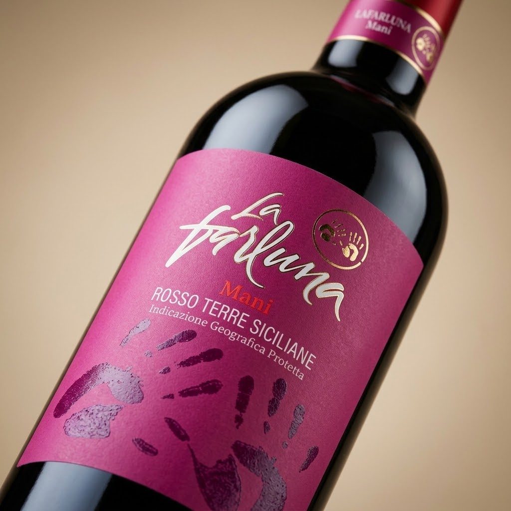 [TWIN PACK]LA FARLUNA MANI ROSSO TERRE SICILIANE 750ML 12.5%Vol | Bundle of 2 Promotion |