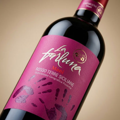 [TWIN PACK]LA FARLUNA MANI ROSSO TERRE SICILIANE 750ML 12.5%Vol | Bundle of 2 Promotion |